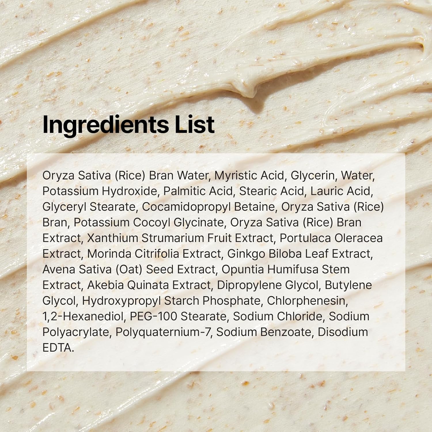 MIDHA RICE BRAN SCRUB FOAM