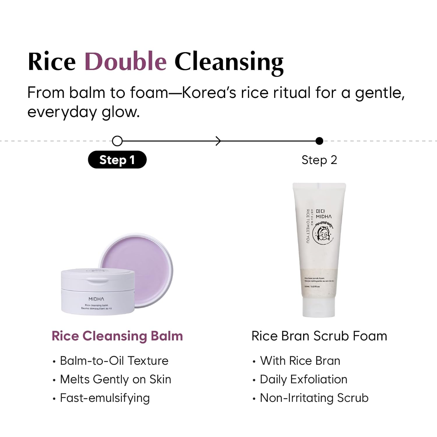MIDHA Rice Cleansing Balm