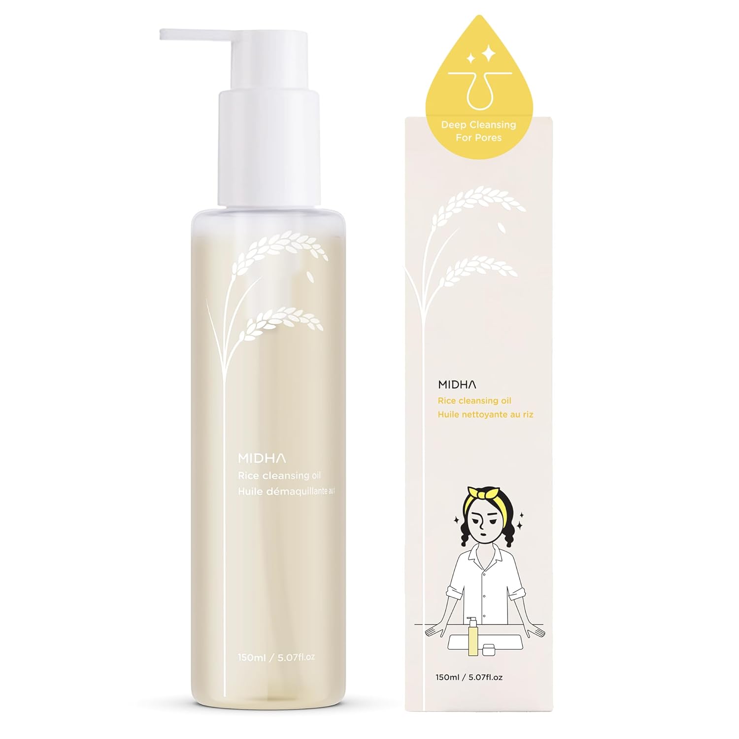 MIDHA RICE CLEANSING OIL