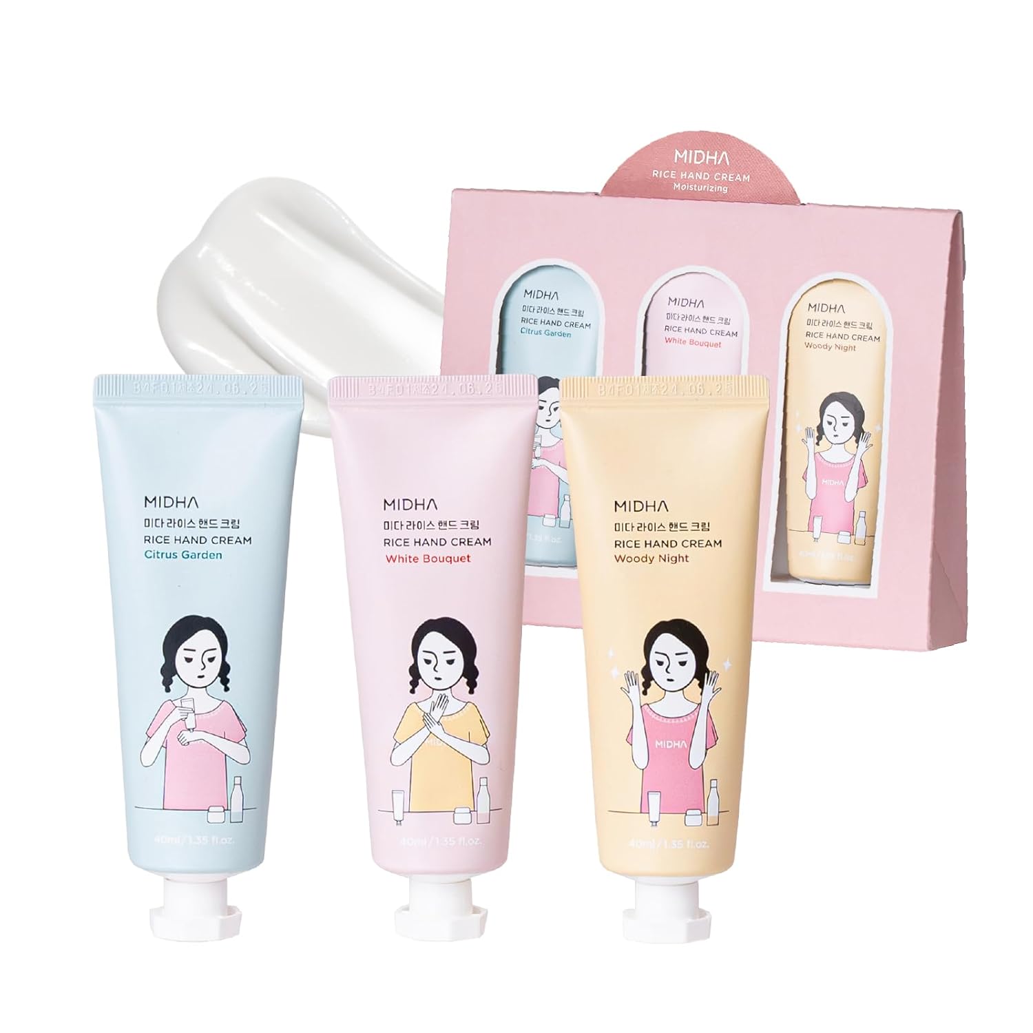 MIDHA Rice Hand Cream Set