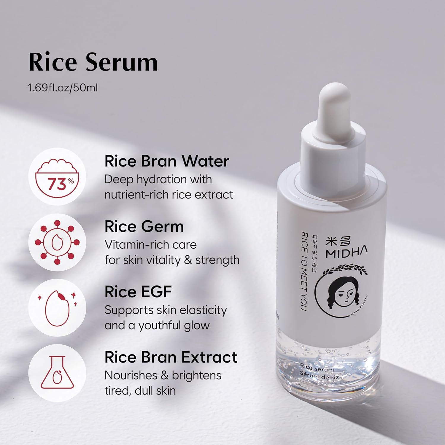 MIDHA Rice Serum